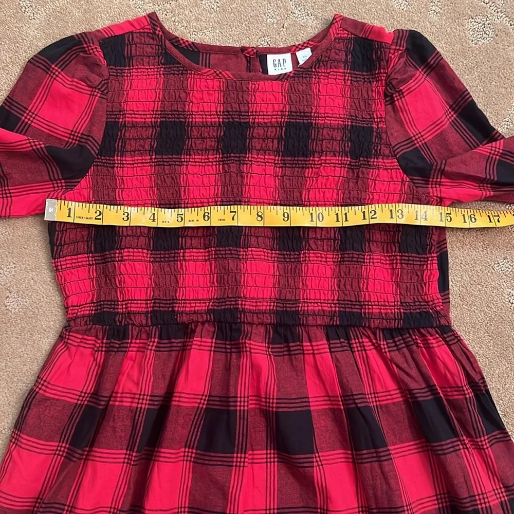 NWT Girls Buffalo Plaid Gap Dress, XL